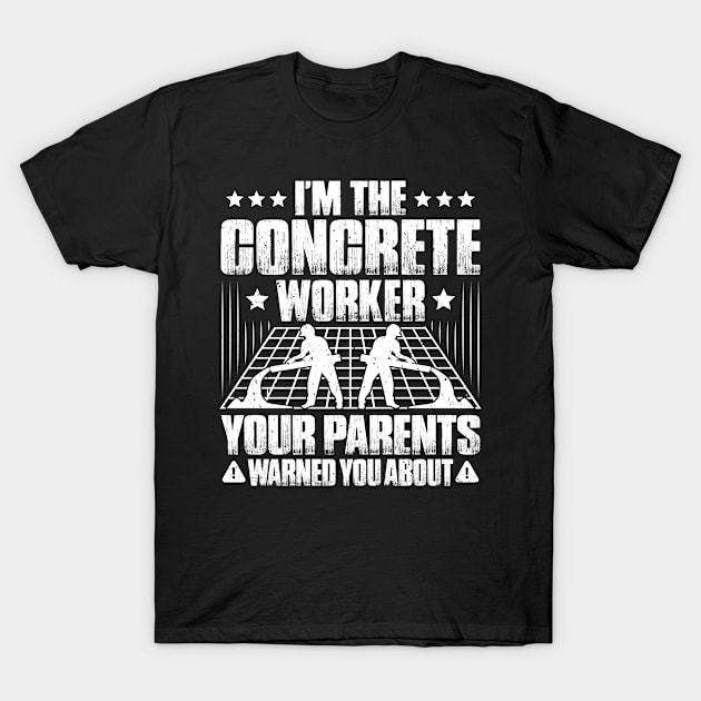 Concrete Worker Concreter Concrete Builder T-Shirt by Krautshirts
